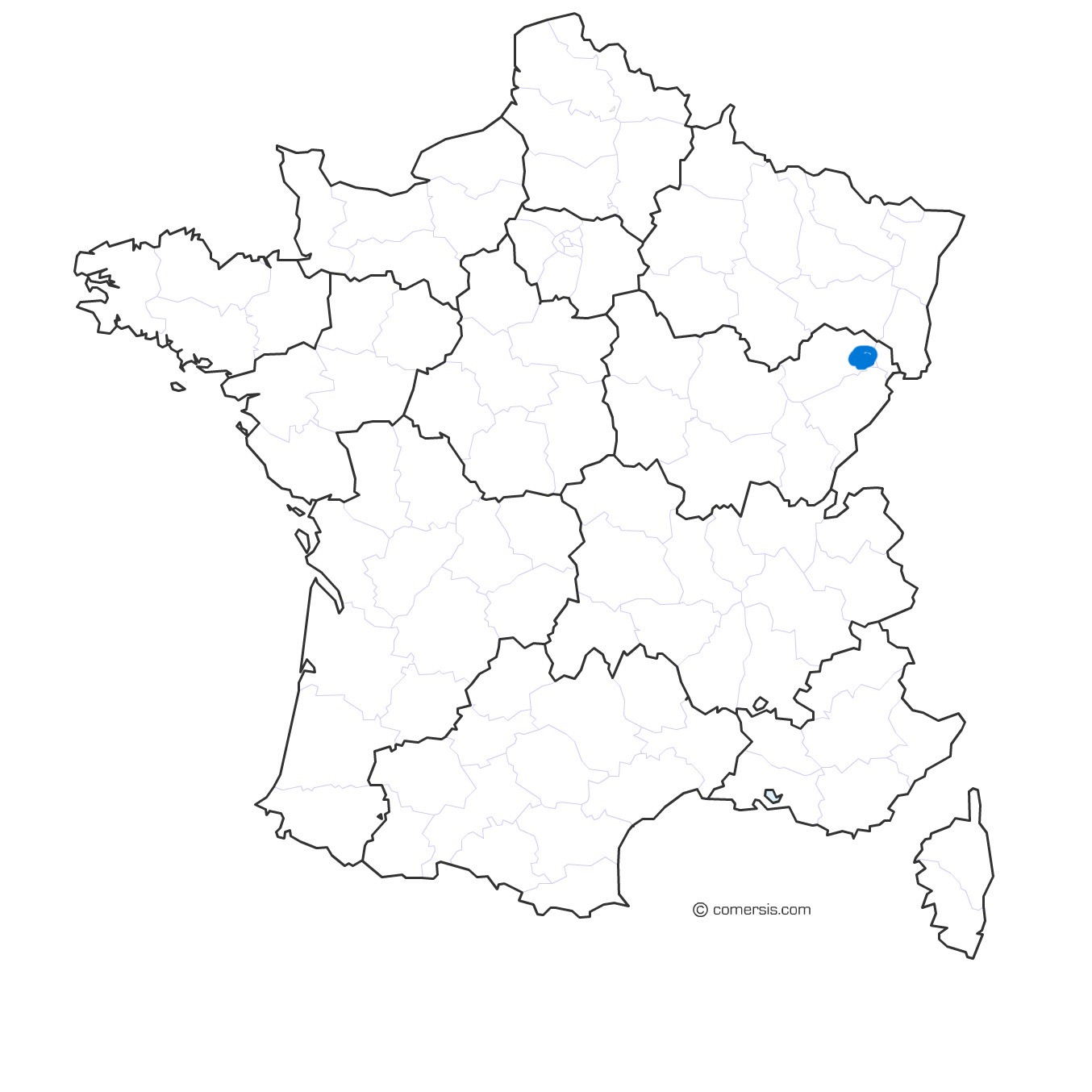 carte haute saone